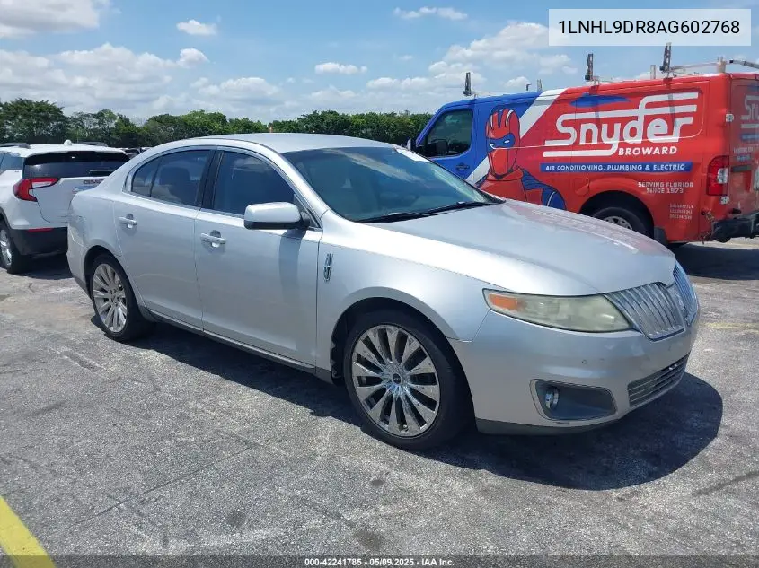 2010 Lincoln Mks VIN: 1LNHL9DR8AG602768 Lot: 42241785