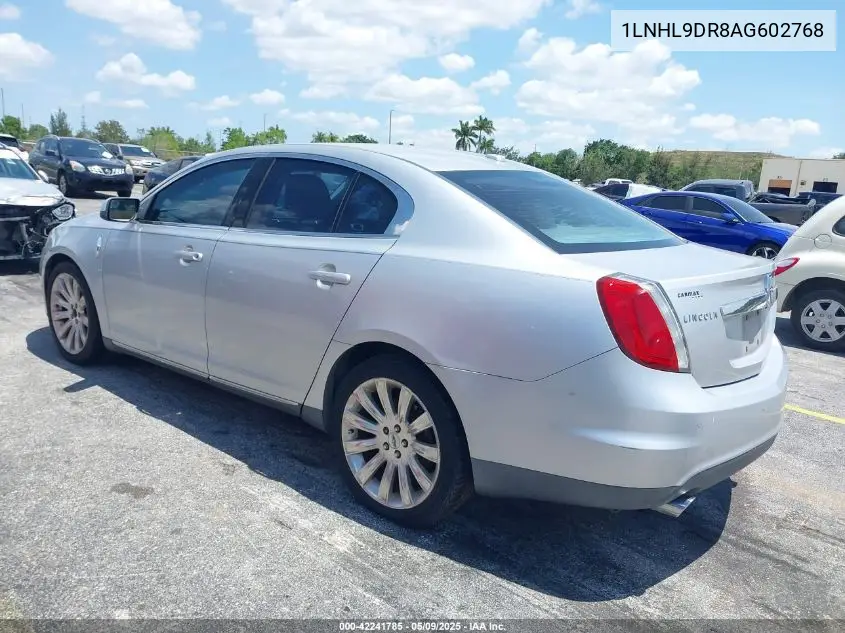 2010 Lincoln Mks VIN: 1LNHL9DR8AG602768 Lot: 42241785