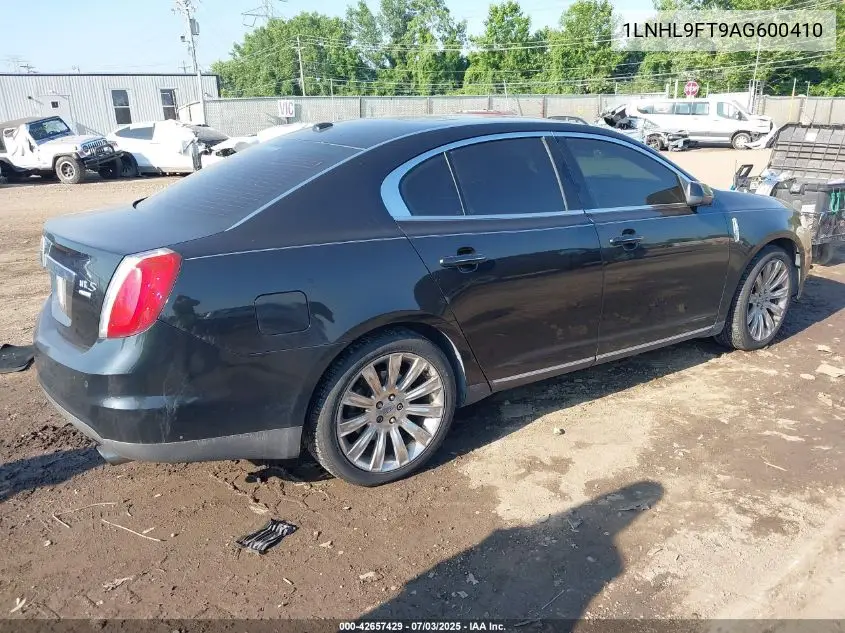 2010 Lincoln Mks Ecoboost VIN: 1LNHL9FT9AG600410 Lot: 42657429
