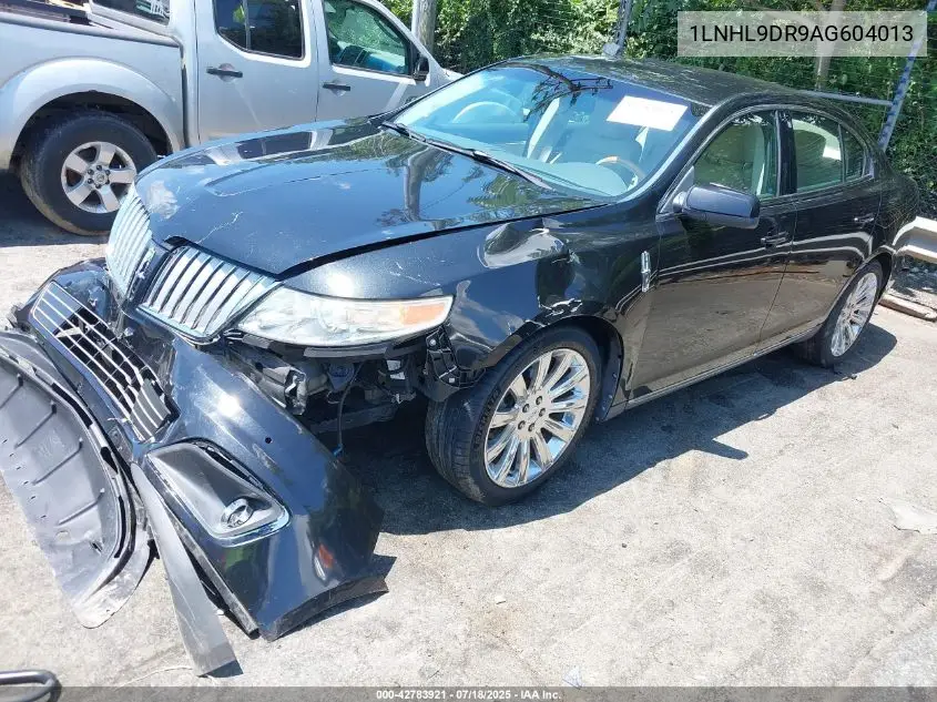 2010 Lincoln Mks VIN: 1LNHL9DR9AG604013 Lot: 42783921