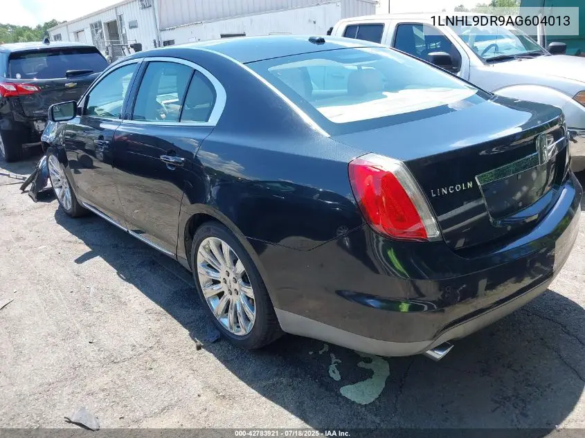 2010 Lincoln Mks VIN: 1LNHL9DR9AG604013 Lot: 42783921
