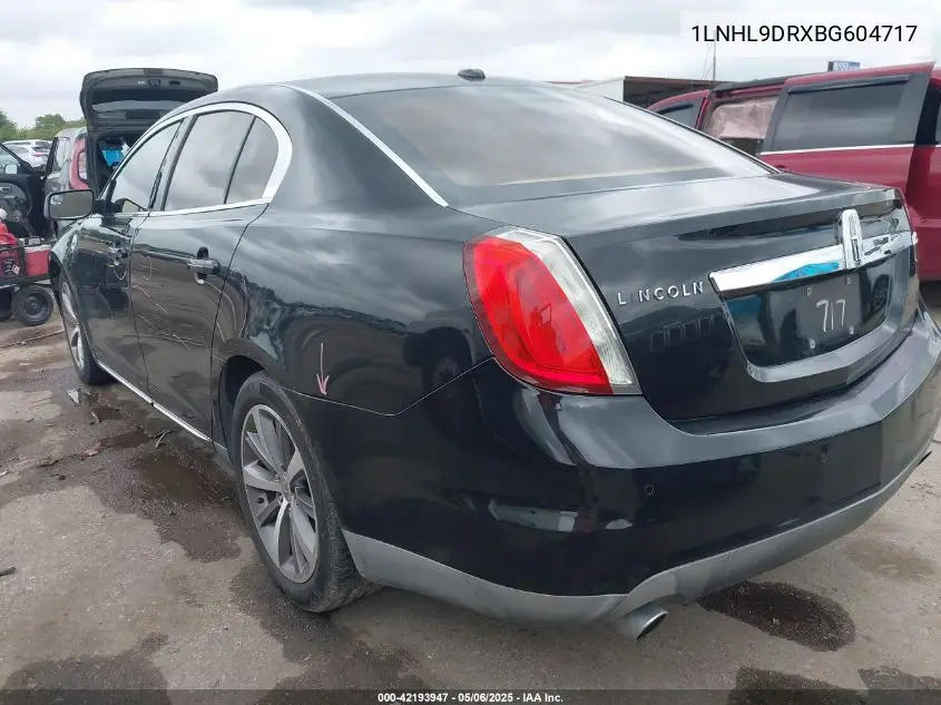 2011 Lincoln Mks VIN: 1LNHL9DRXBG604717 Lot: 42193947