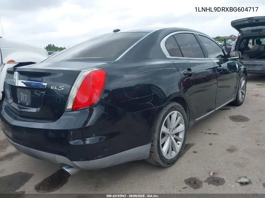 2011 Lincoln Mks VIN: 1LNHL9DRXBG604717 Lot: 42193947