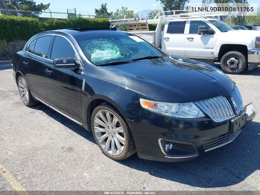 2011 Lincoln Mks VIN: 1LNHL9DR1BG611765 Lot: 42232370
