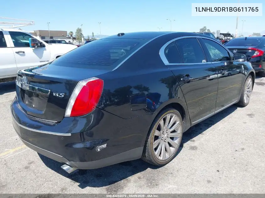 2011 Lincoln Mks VIN: 1LNHL9DR1BG611765 Lot: 42232370