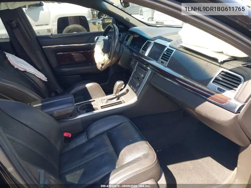 2011 Lincoln Mks VIN: 1LNHL9DR1BG611765 Lot: 42232370