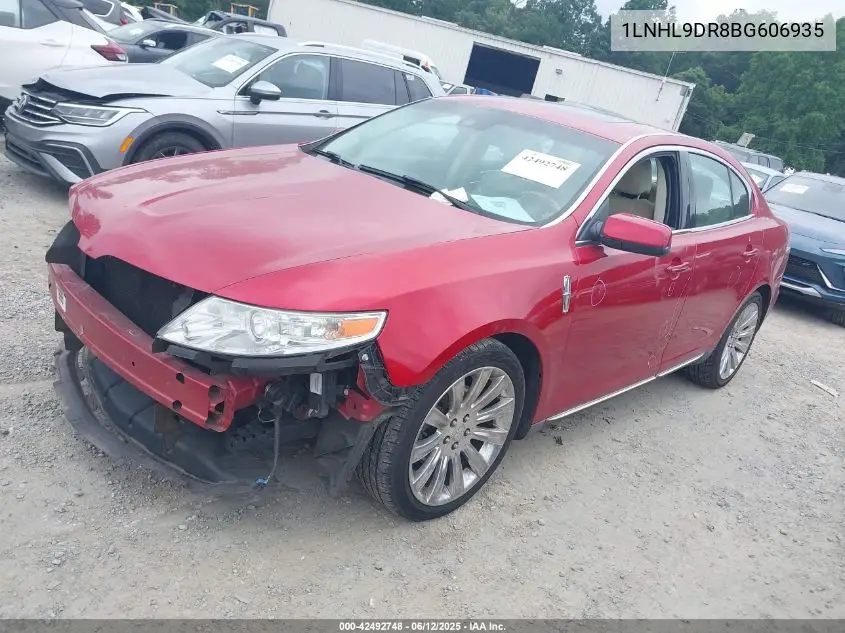 2011 Lincoln Mks VIN: 1LNHL9DR8BG606935 Lot: 42492748