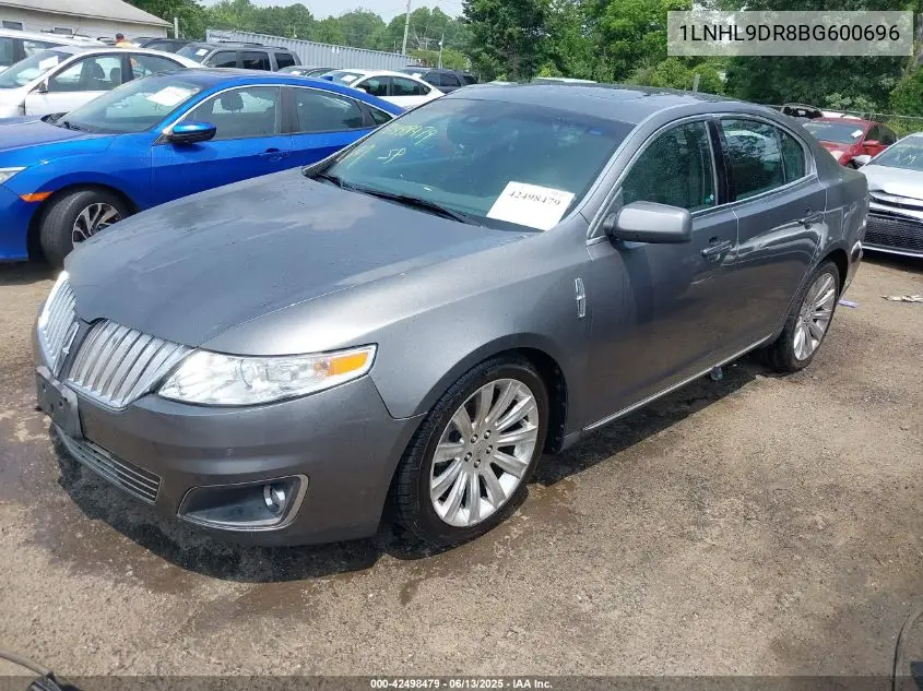 2011 Lincoln Mks VIN: 1LNHL9DR8BG600696 Lot: 42498479