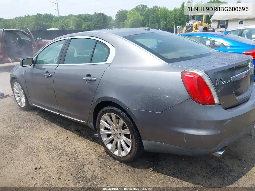2011 Lincoln Mks VIN: 1LNHL9DR8BG600696 Lot: 42498479