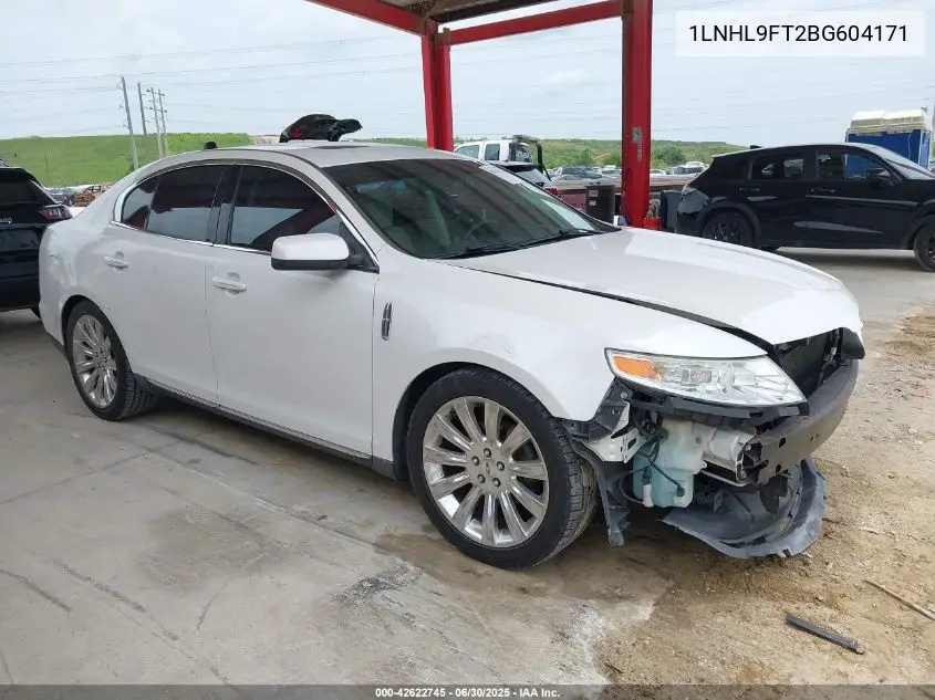 2011 Lincoln Mks Ecoboost VIN: 1LNHL9FT2BG604171 Lot: 42622745