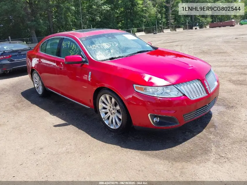 2012 Lincoln Mks VIN: 1LNHL9ER9CG802544 Lot: 42478375