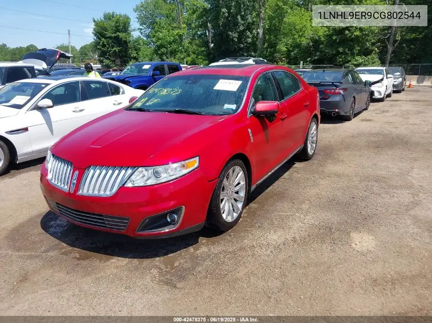 2012 Lincoln Mks VIN: 1LNHL9ER9CG802544 Lot: 42478375