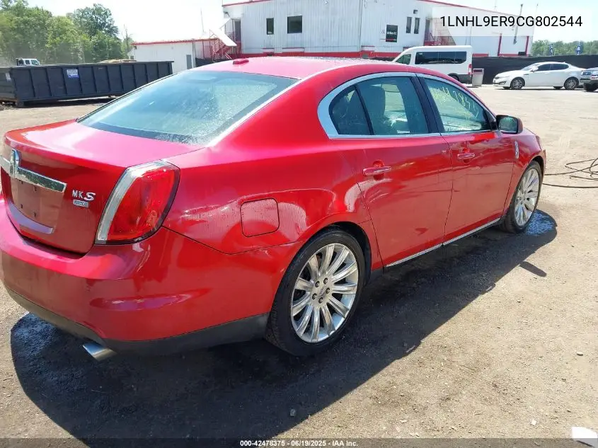 2012 Lincoln Mks VIN: 1LNHL9ER9CG802544 Lot: 42478375