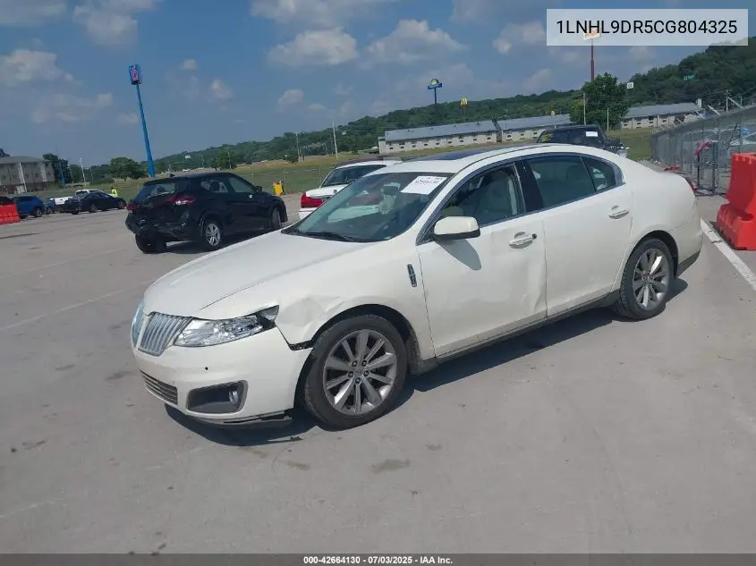 2012 Lincoln Mks VIN: 1LNHL9DR5CG804325 Lot: 42664130