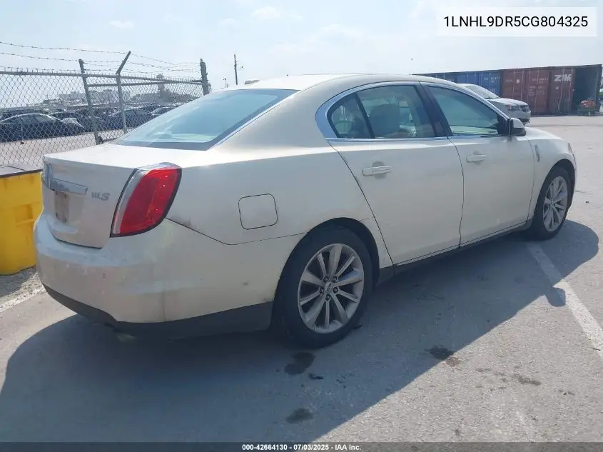 2012 Lincoln Mks VIN: 1LNHL9DR5CG804325 Lot: 42664130