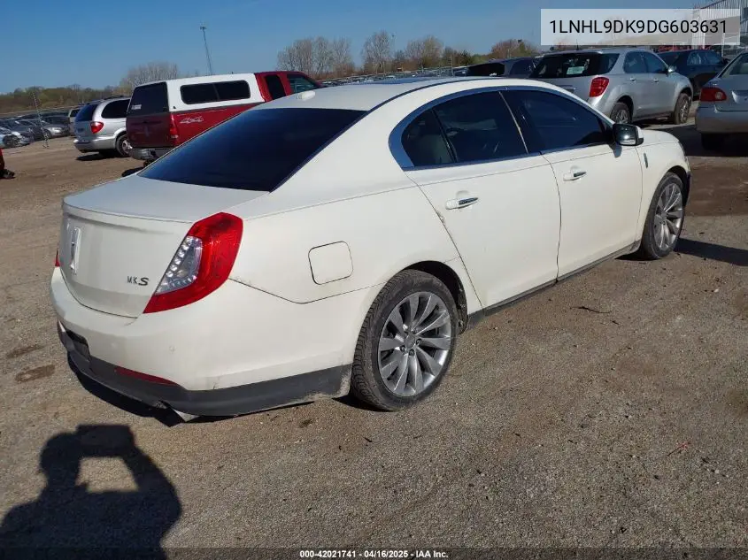 2013 Lincoln Mks VIN: 1LNHL9DK9DG603631 Lot: 42021741