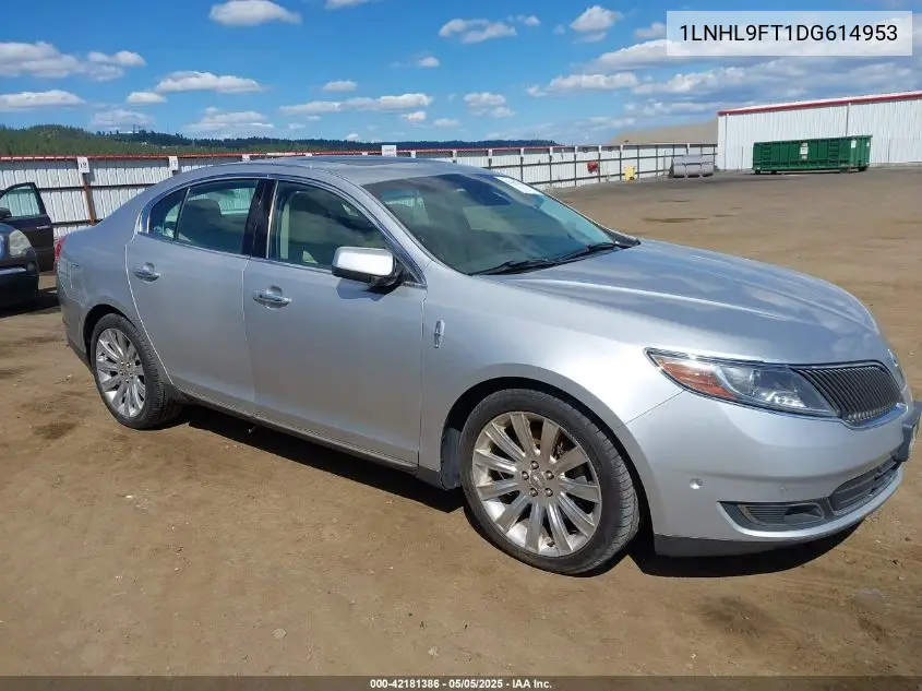 2013 Lincoln Mks Ecoboost VIN: 1LNHL9FT1DG614953 Lot: 42181386