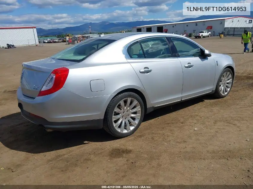 2013 Lincoln Mks Ecoboost VIN: 1LNHL9FT1DG614953 Lot: 42181386