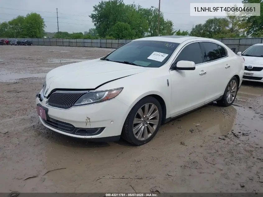 2013 Lincoln Mks Ecoboost VIN: 1LNHL9FT4DG604661 Lot: 42211781