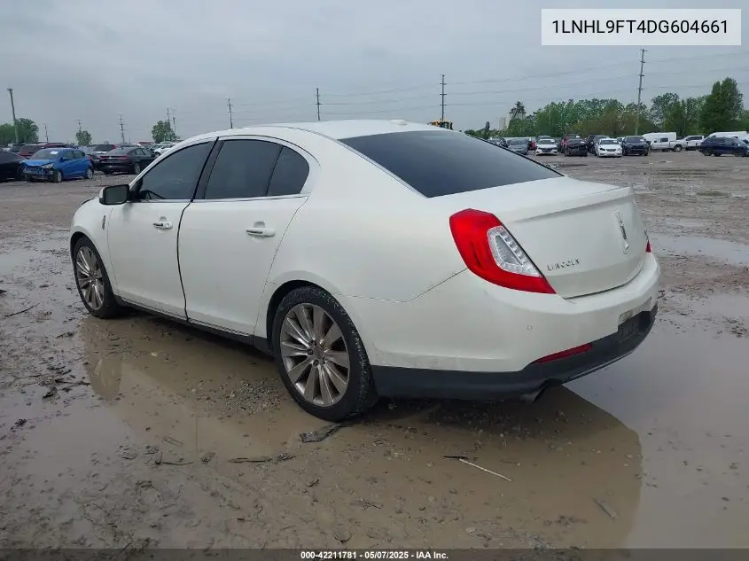 2013 Lincoln Mks Ecoboost VIN: 1LNHL9FT4DG604661 Lot: 42211781