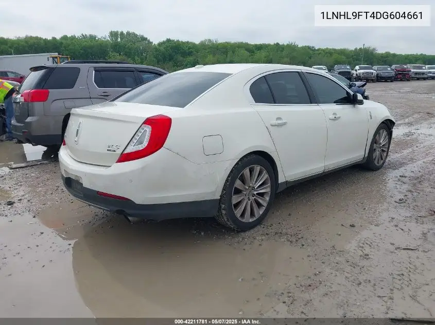 2013 Lincoln Mks Ecoboost VIN: 1LNHL9FT4DG604661 Lot: 42211781