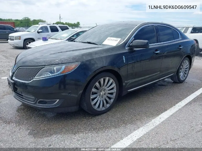 2013 Lincoln Mks VIN: 1LNHL9DK6DG609547 Lot: 42212268