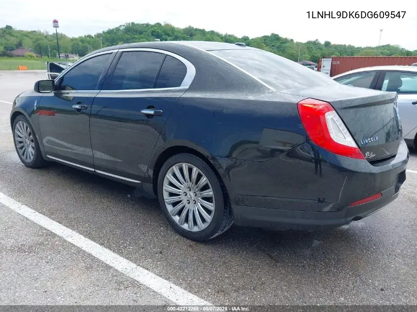 2013 Lincoln Mks VIN: 1LNHL9DK6DG609547 Lot: 42212268