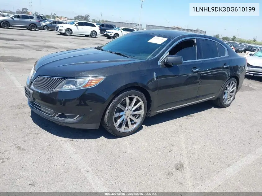 2013 Lincoln Mks VIN: 1LNHL9DK3DG610199 Lot: 42213896