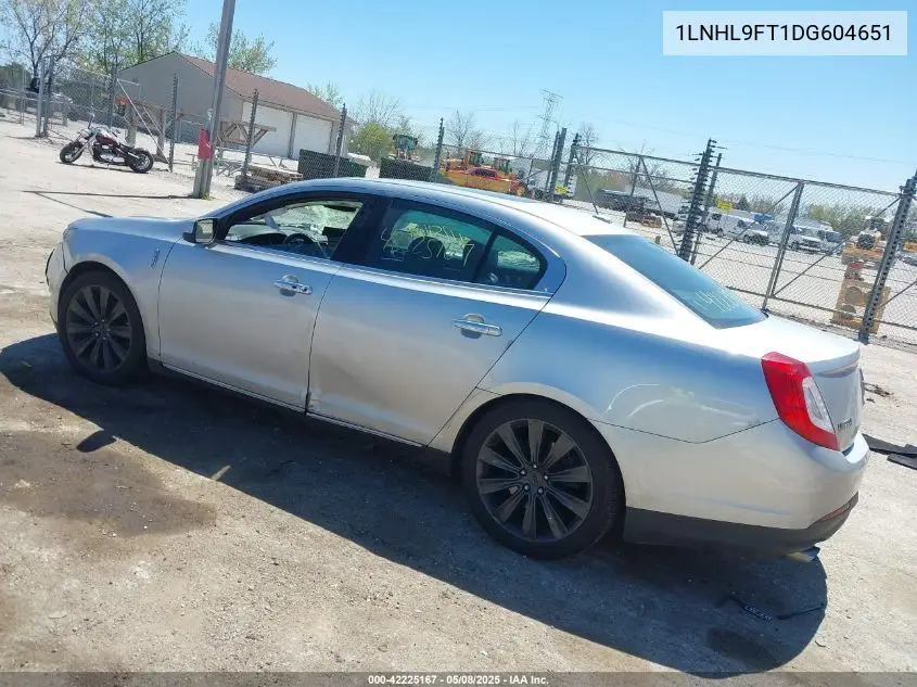 2013 Lincoln Mks Ecoboost VIN: 1LNHL9FT1DG604651 Lot: 42225167