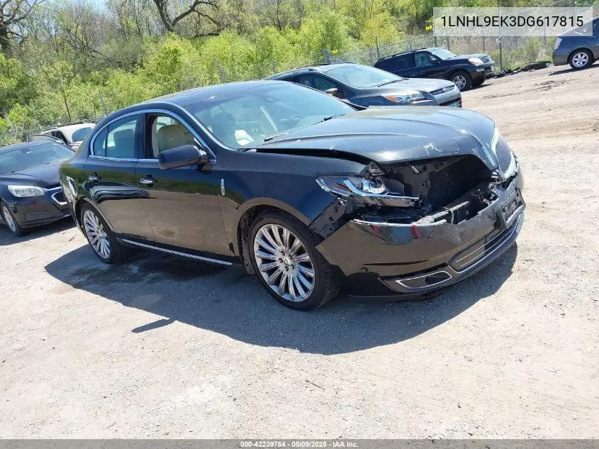2013 Lincoln Mks VIN: 1LNHL9EK3DG617815 Lot: 42239784