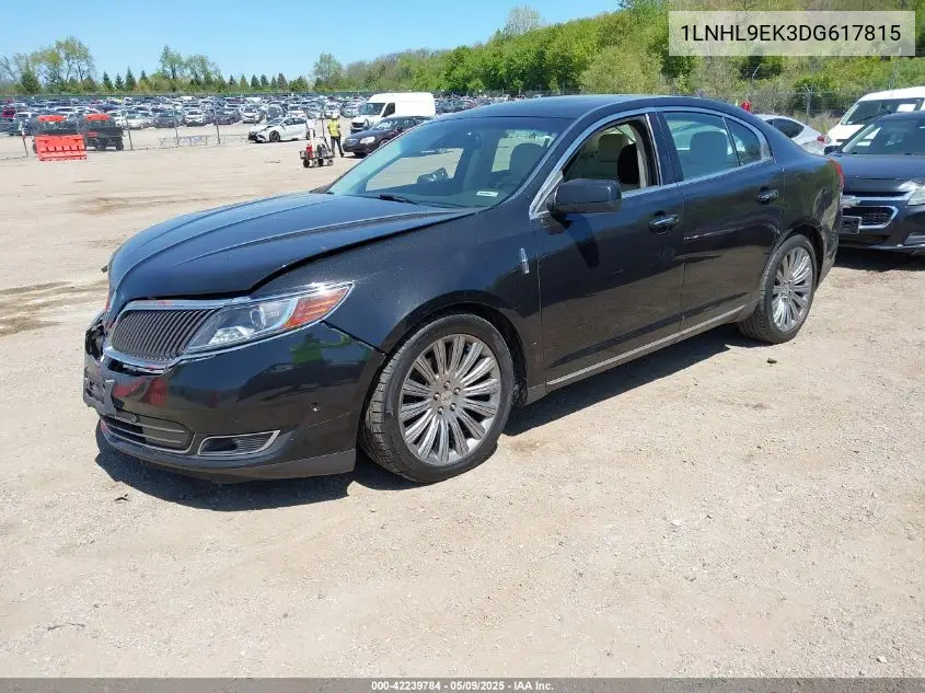 2013 Lincoln Mks VIN: 1LNHL9EK3DG617815 Lot: 42239784