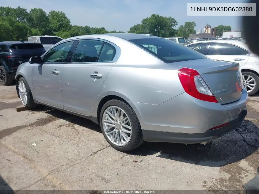 2013 Lincoln Mks VIN: 1LNHL9DK5DG602380 Lot: 42442113