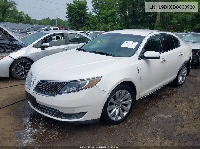 2013 Lincoln Mks VIN: 1LNHL9DK6DG600928 Lot: 42502424