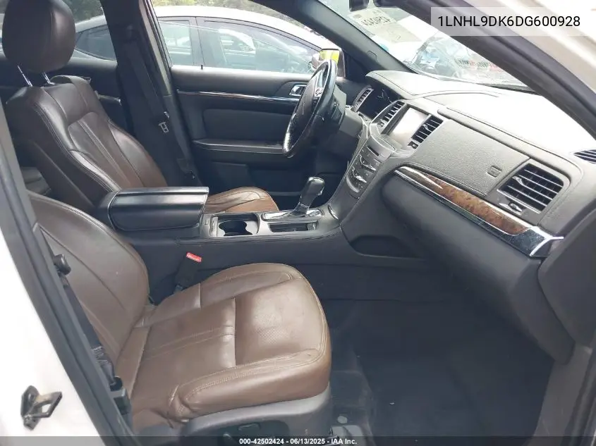 2013 Lincoln Mks VIN: 1LNHL9DK6DG600928 Lot: 42502424