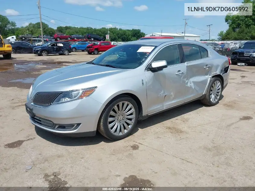 2013 Lincoln Mks VIN: 1LNHL9DK7DG605992 Lot: 42532259