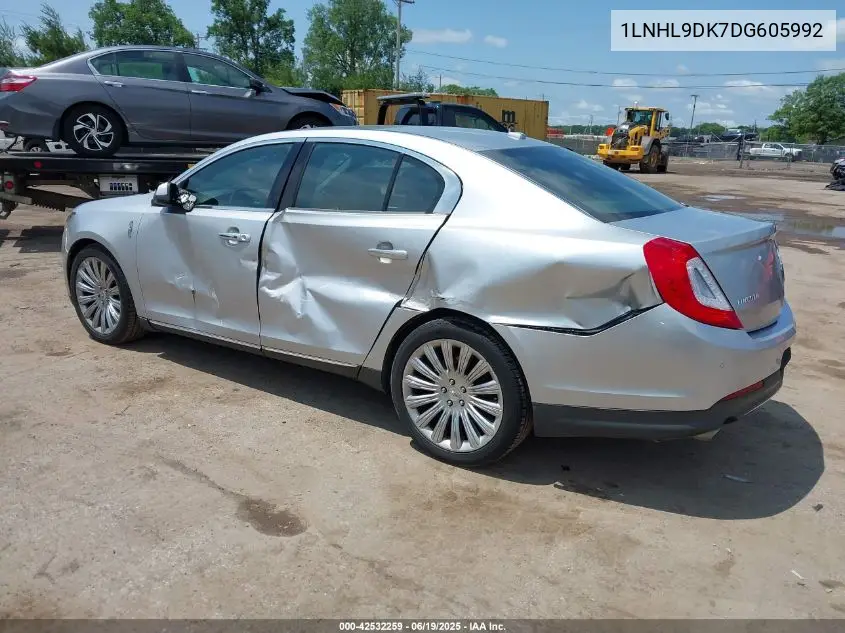 2013 Lincoln Mks VIN: 1LNHL9DK7DG605992 Lot: 42532259