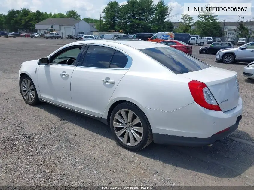 2013 Lincoln Mks Ecoboost VIN: 1LNHL9FT0DG606567 Lot: 42561162