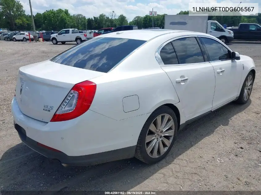 2013 Lincoln Mks Ecoboost VIN: 1LNHL9FT0DG606567 Lot: 42561162