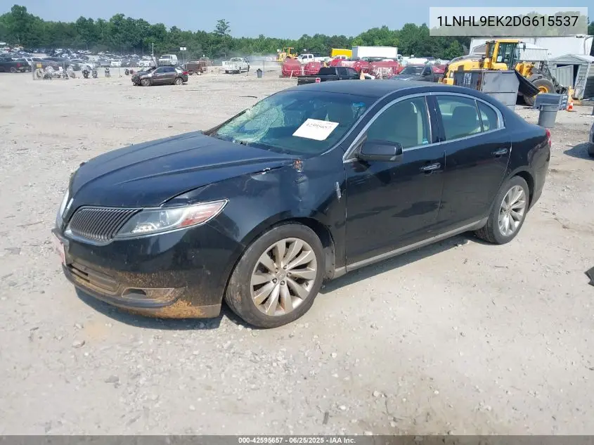 2013 Lincoln Mks VIN: 1LNHL9EK2DG615537 Lot: 42595657
