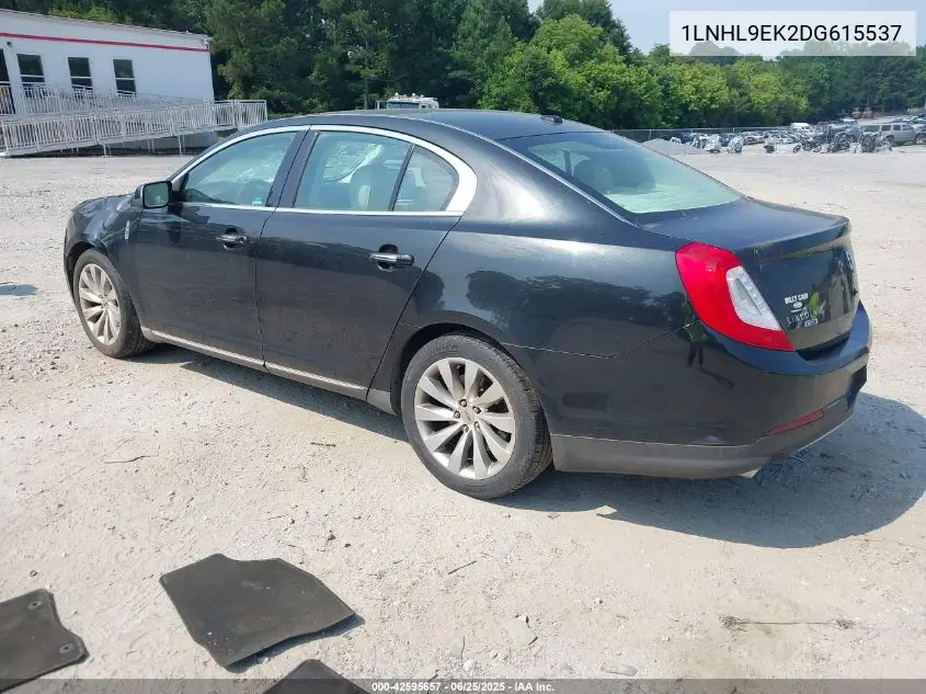 2013 Lincoln Mks VIN: 1LNHL9EK2DG615537 Lot: 42595657