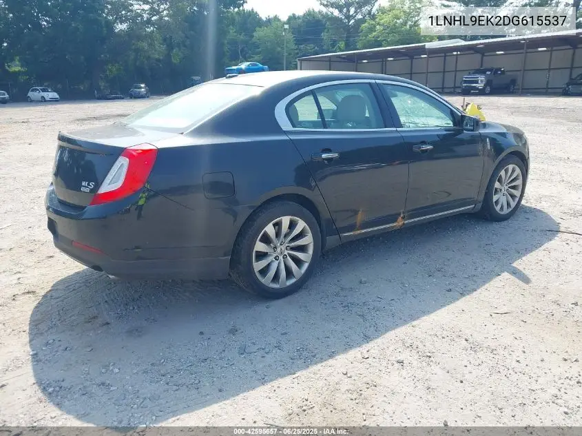 2013 Lincoln Mks VIN: 1LNHL9EK2DG615537 Lot: 42595657