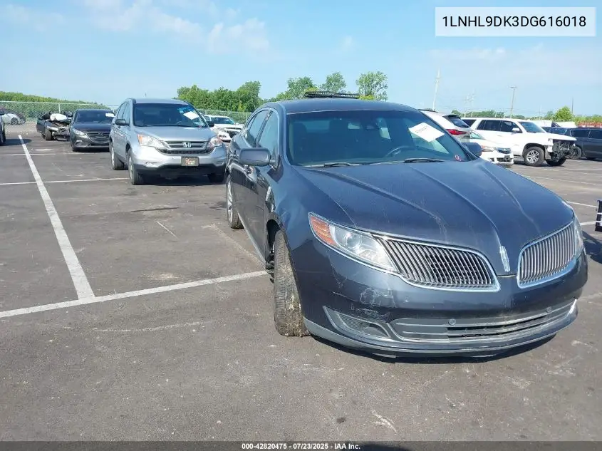 2013 Lincoln Mks VIN: 1LNHL9DK3DG616018 Lot: 42820475