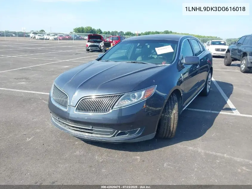 2013 Lincoln Mks VIN: 1LNHL9DK3DG616018 Lot: 42820475
