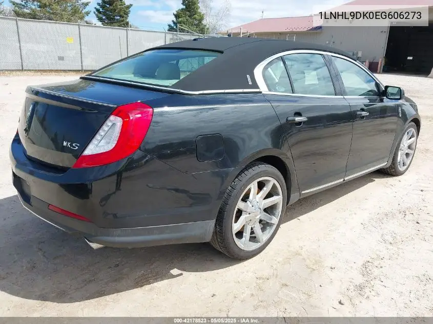 2014 Lincoln Mks VIN: 1LNHL9DK0EG606273 Lot: 42178523
