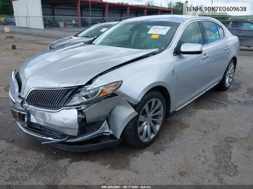 2014 Lincoln Mks VIN: 1LNHL9DK7EG609638 Lot: 42522461