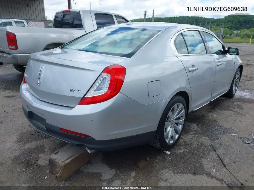 2014 Lincoln Mks VIN: 1LNHL9DK7EG609638 Lot: 42522461