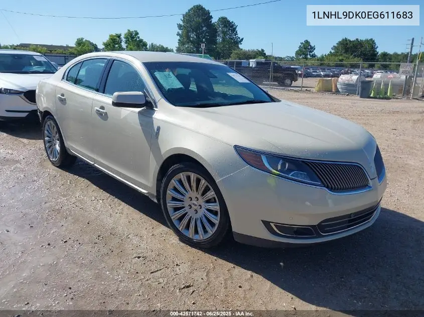 2014 Lincoln Mks VIN: 1LNHL9DK0EG611683 Lot: 42571742