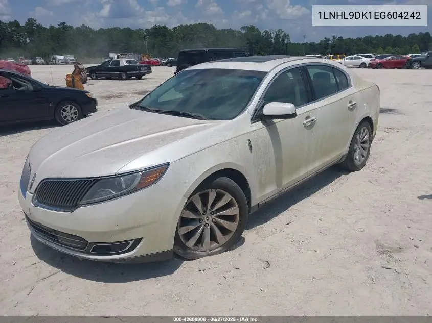 2014 Lincoln Mks VIN: 1LNHL9DK1EG604242 Lot: 42608906