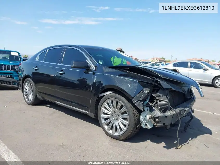 2014 Lincoln Mks VIN: 1LNHL9EKXEG612810 Lot: 42640031