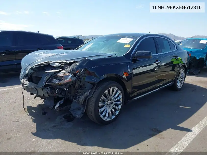 2014 Lincoln Mks VIN: 1LNHL9EKXEG612810 Lot: 42640031